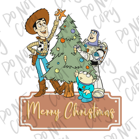 Retro Toys Christmas PNG