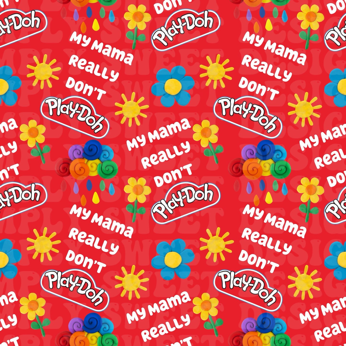 Mama Don’t Playdoh Bundle (11 seamless files)