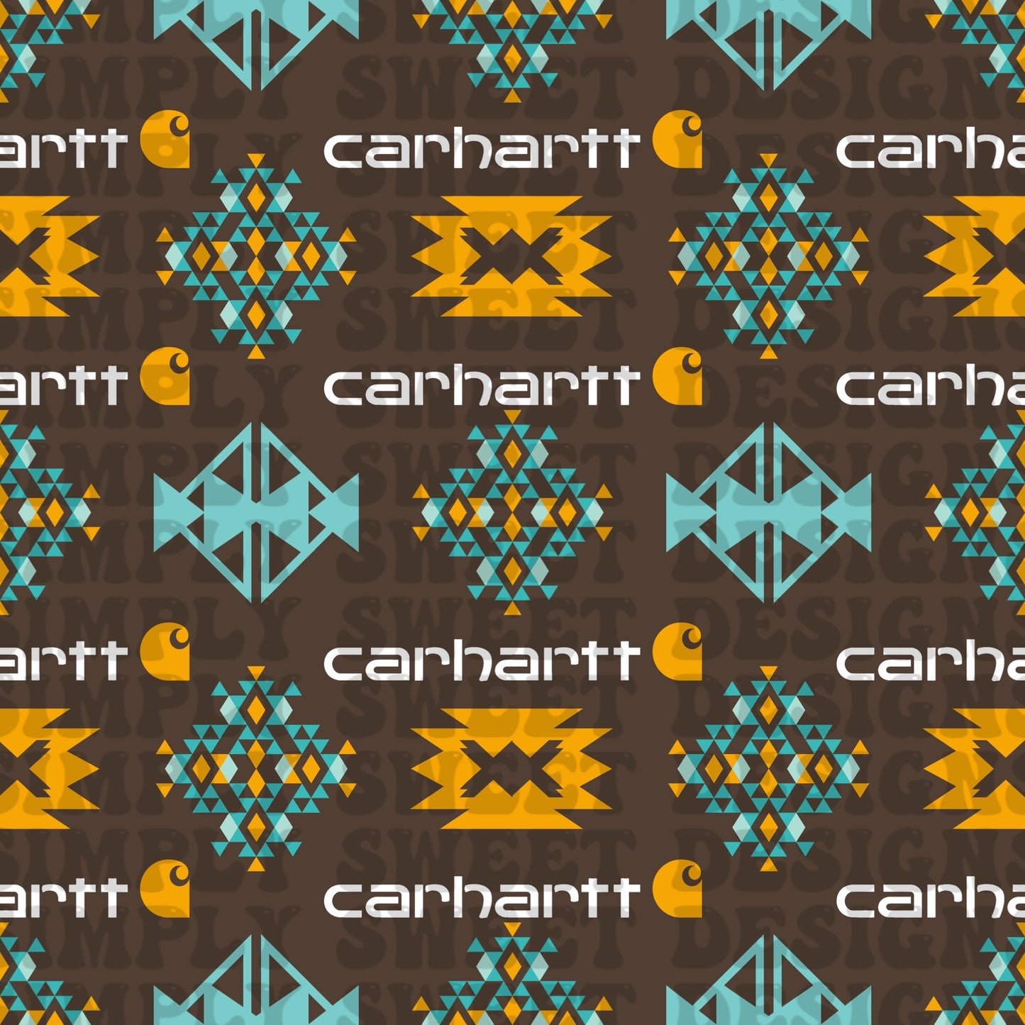 C-Hart Aztec Solid (white words)