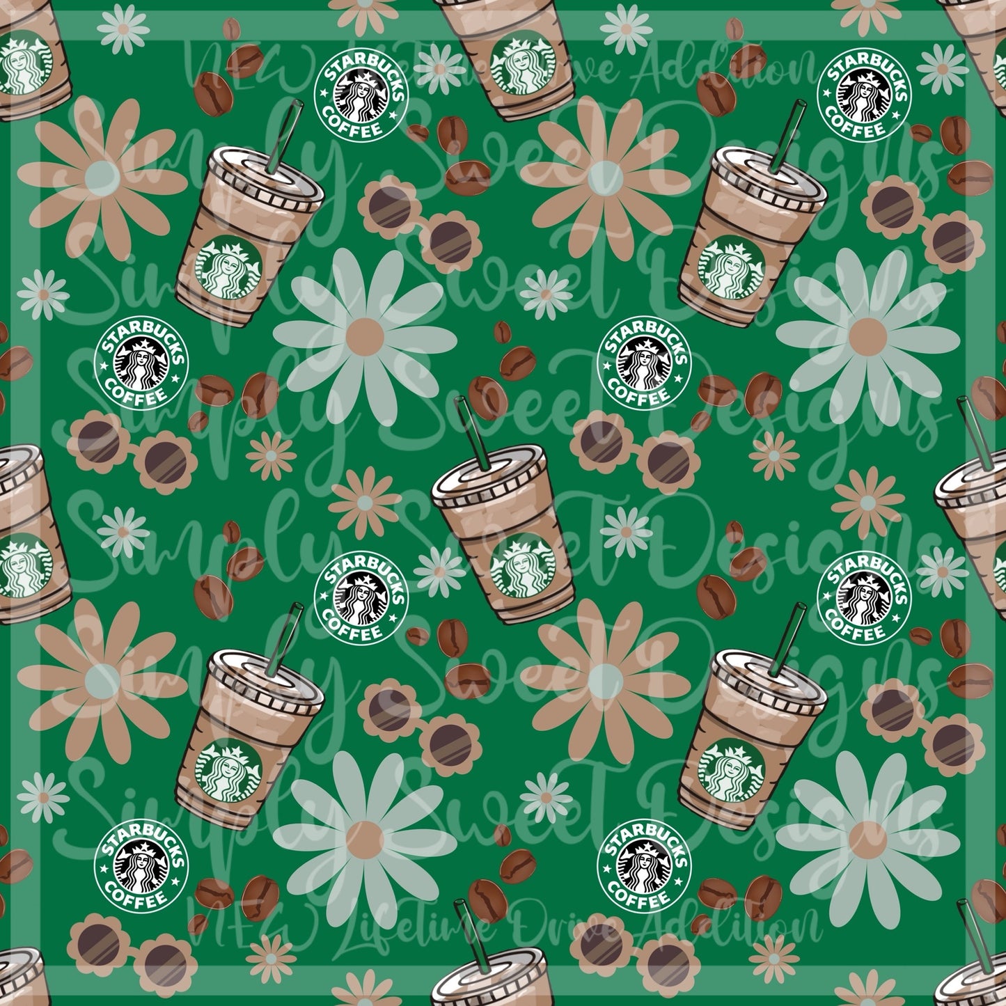 Starbies Coffee Floral