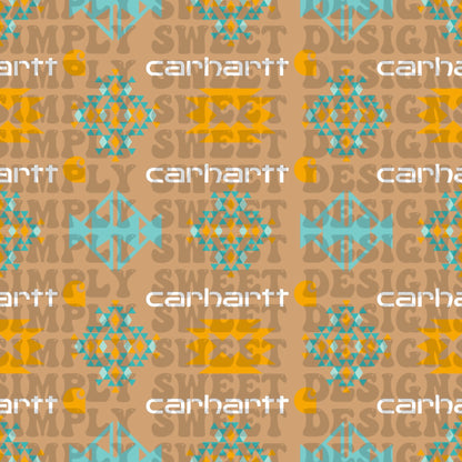 C-Hart Aztec Solid (white words)