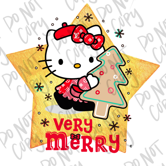 A Very Kitty Christmas PNG