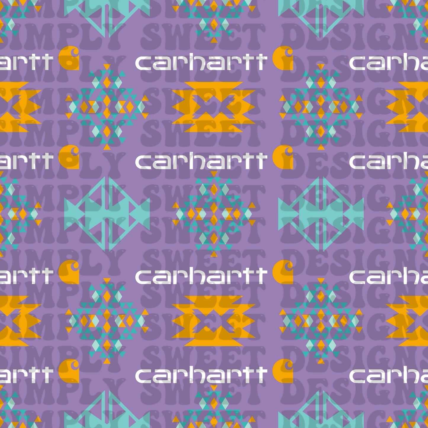 C-Hart Aztec Solid (white words)