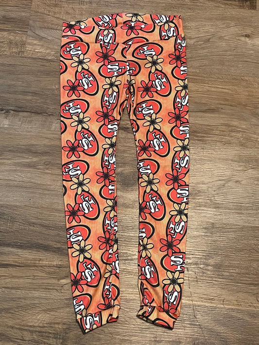 SAN Fran Floral Leggings 5/6Y