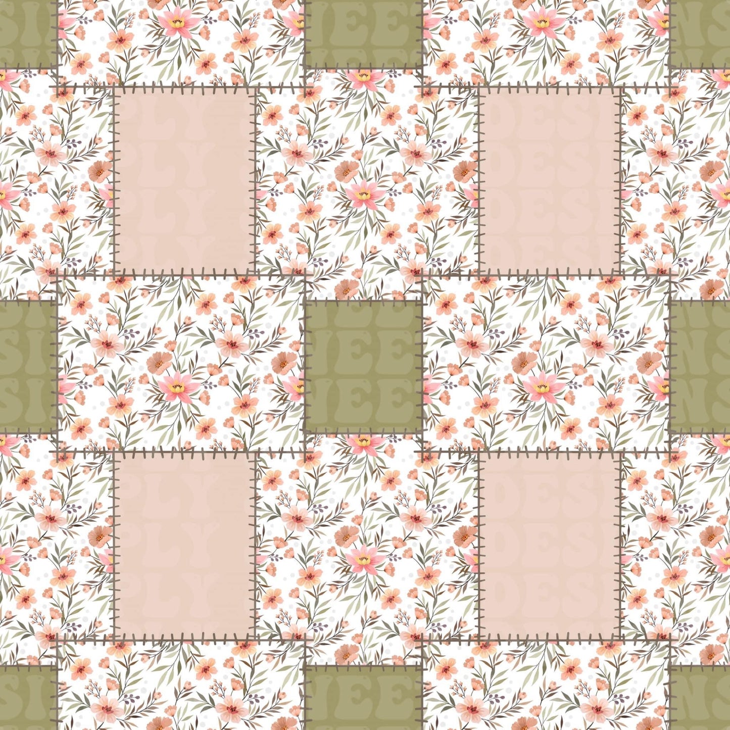 Vintage Floral Patchwork