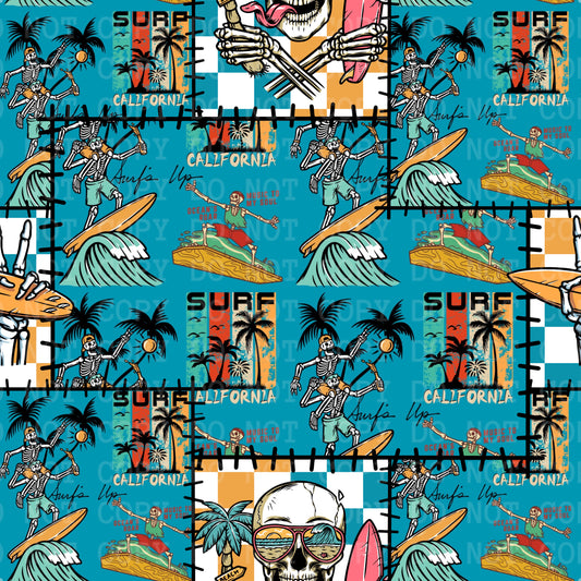 Surf’s Up Skelly Patchwork