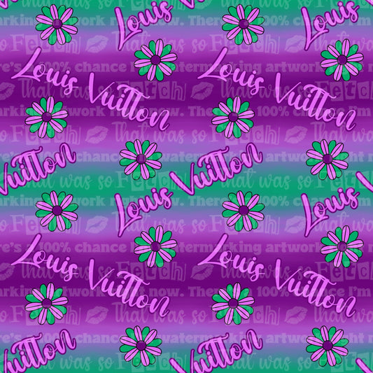 Pink Purple Green Designer