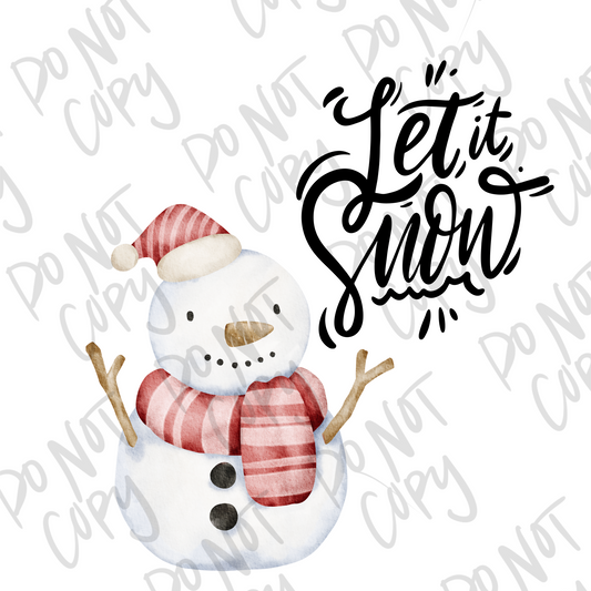 Christmas Snowman White Coord PNG