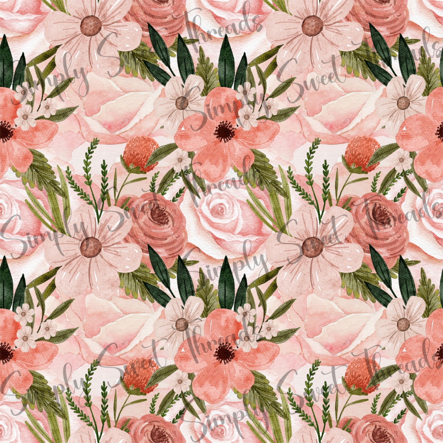 Dusty Rose Floral