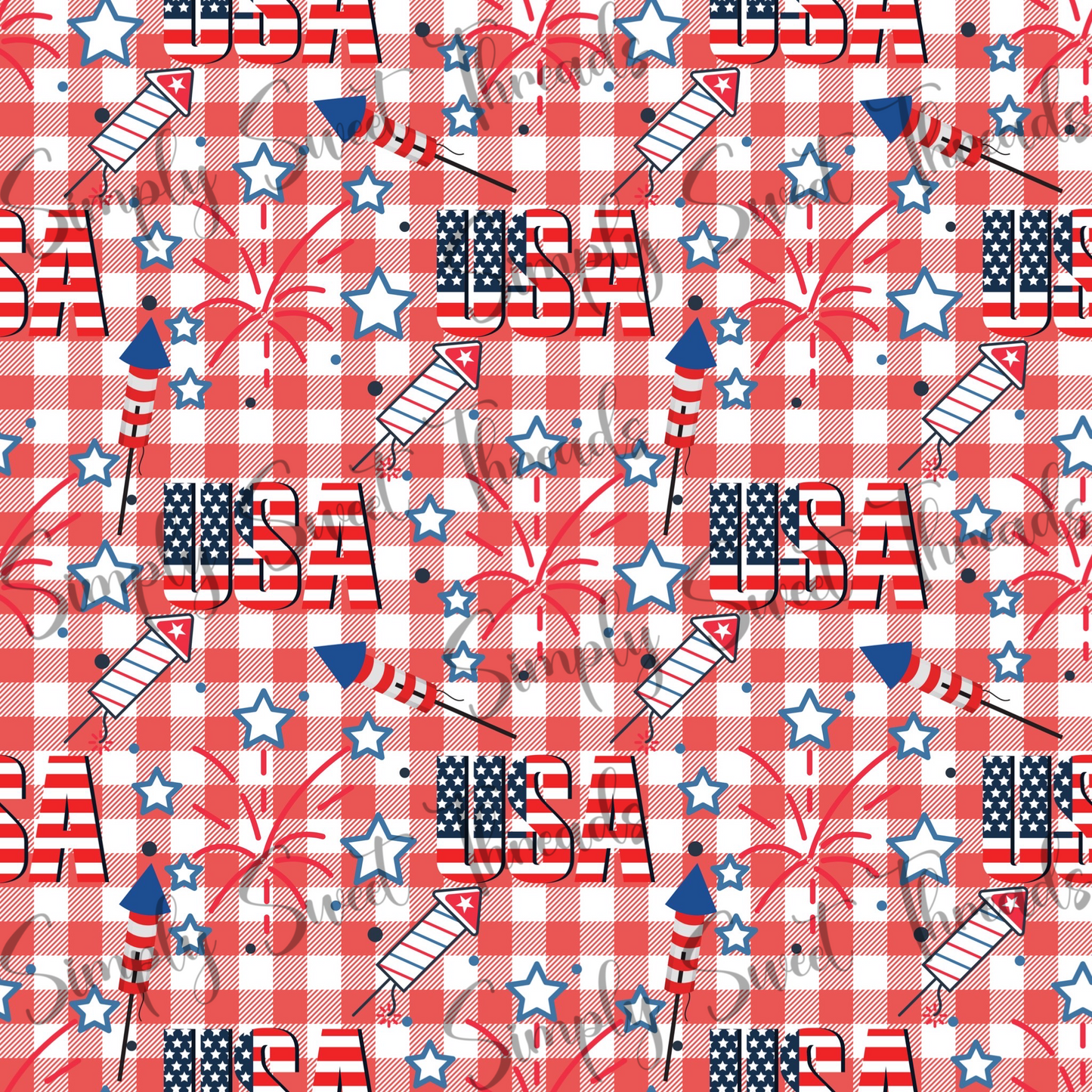 Red Plaid USA