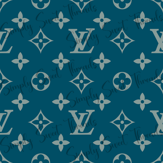 Deep Teal Blue L&V